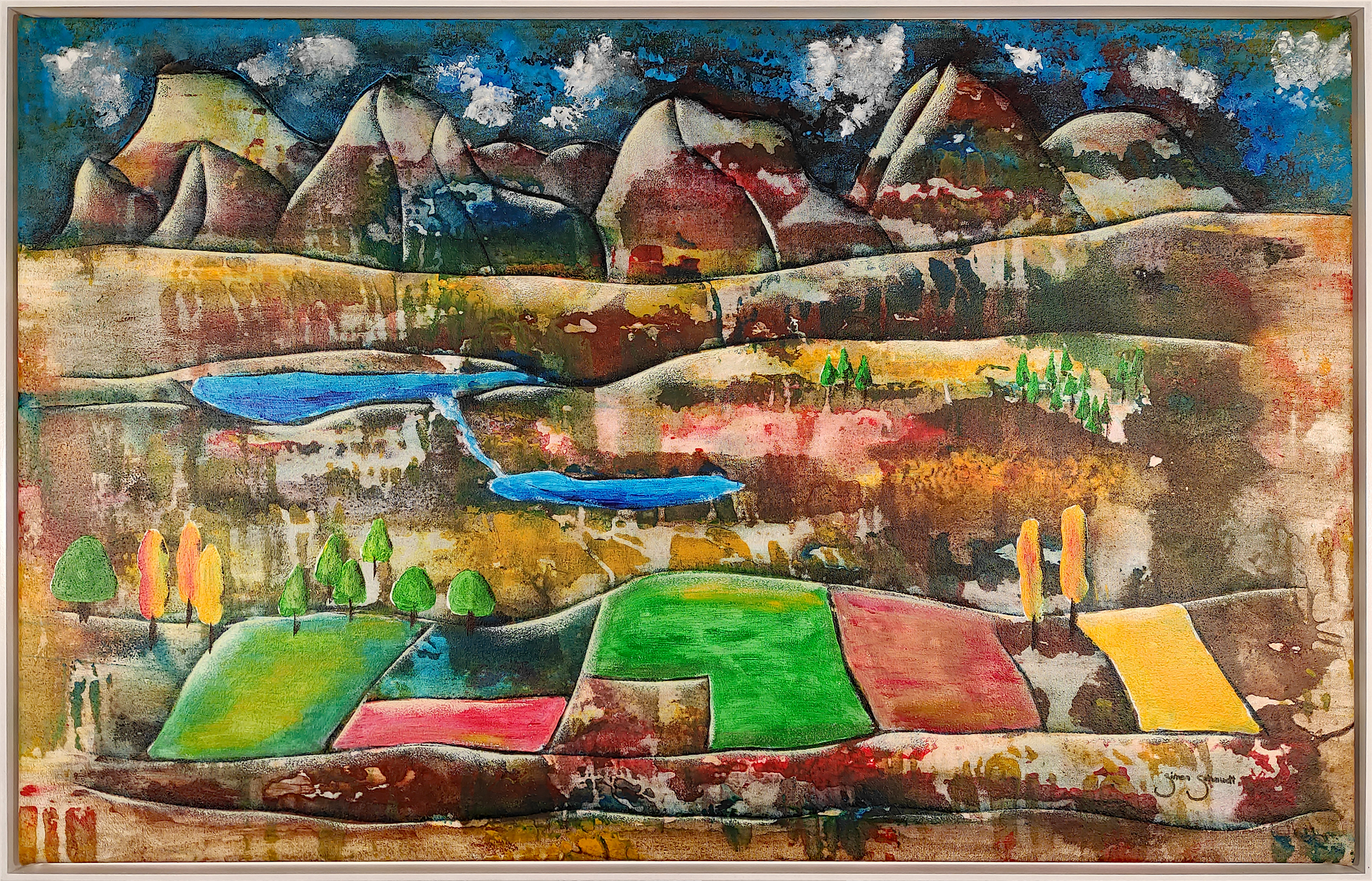 Land On Earth At Sunday - Simon Schaudt ART