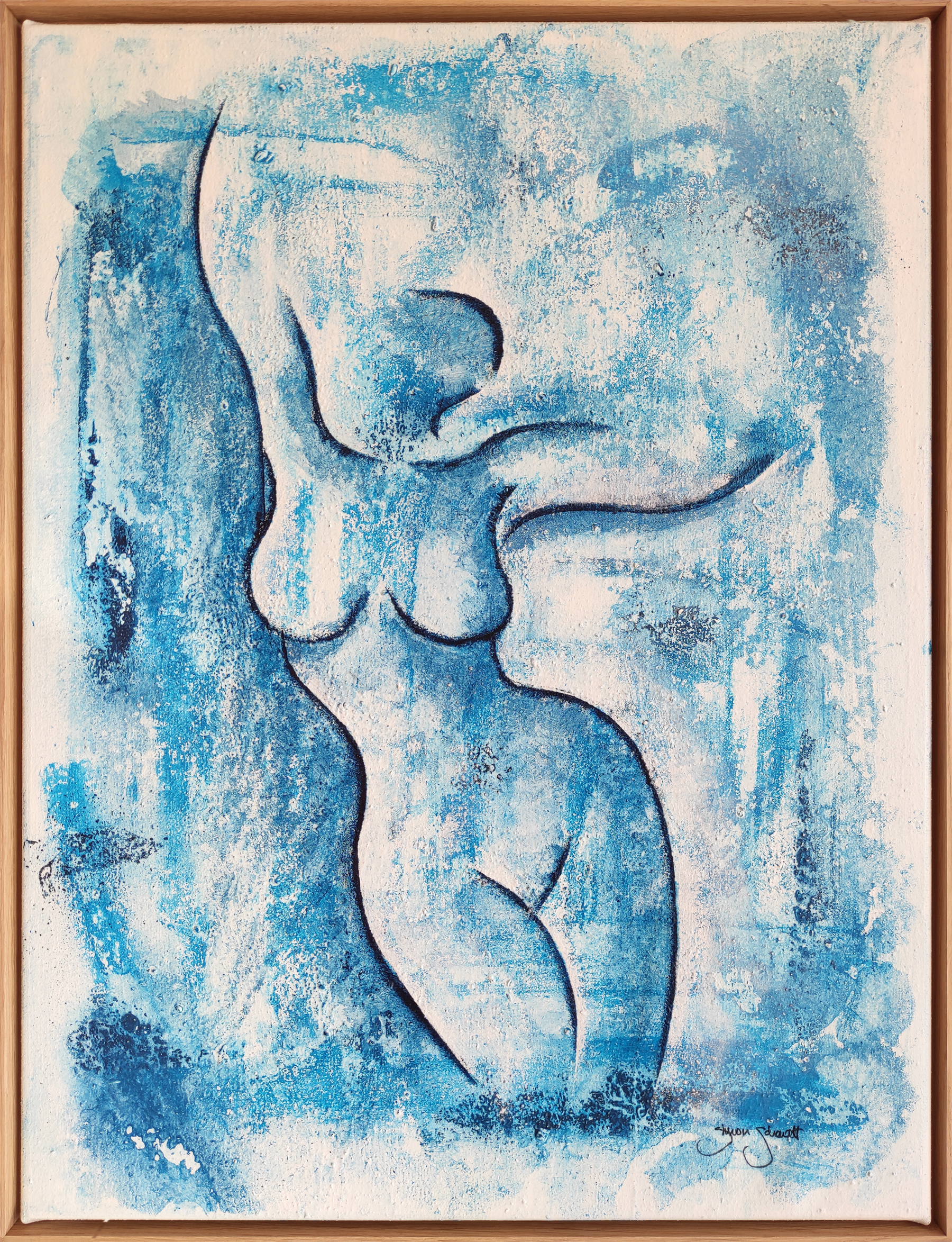 Fine Blue Round 1 - Simon Schaudt ART